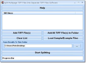 Image 0 for Split Multipage TIFF File…