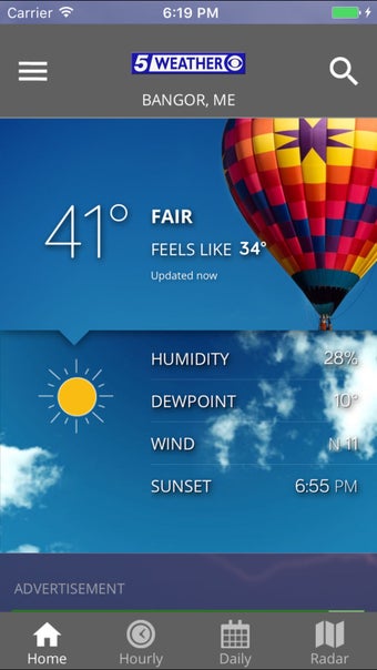 Image 2 for WABI TV5 Weather App