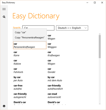 Image 1 for Easy Dictionary for Windo…