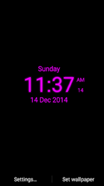Image 2 for Digital Clock Live Wallpa…