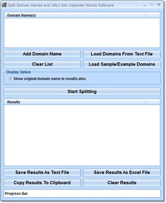 Imagen 0 para Split Domain Names and UR…