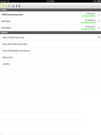 Image 3 for iCert 70-680 Practice Exa…