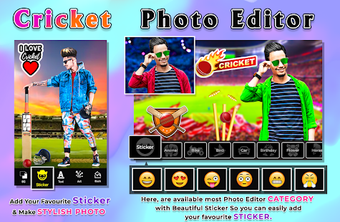 Image 1 for Cricket Photo Editor