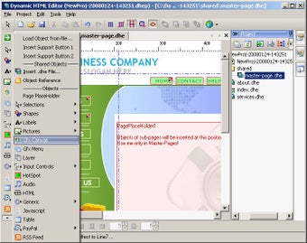 Image 0 for Dynamic HTML Editor