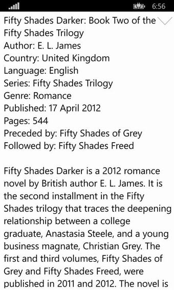 Imagen 1 para 50 Shades Darker for Wind…