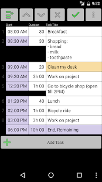 Image 2 for FlexAgenda Time Plan