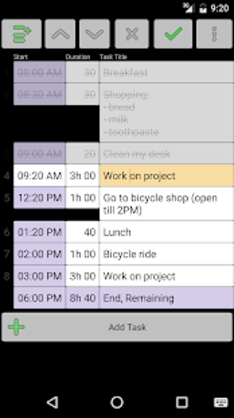 Image 3 for FlexAgenda Time Plan