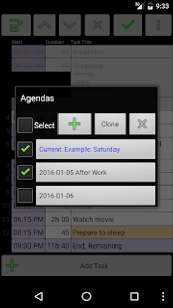 Image 1 for FlexAgenda Time Plan