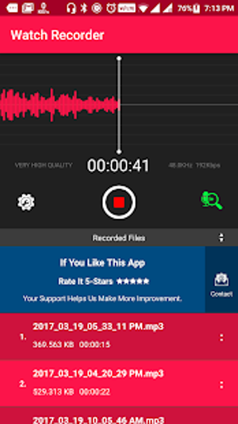 Image 0 for Watch Recorder with Mic. …