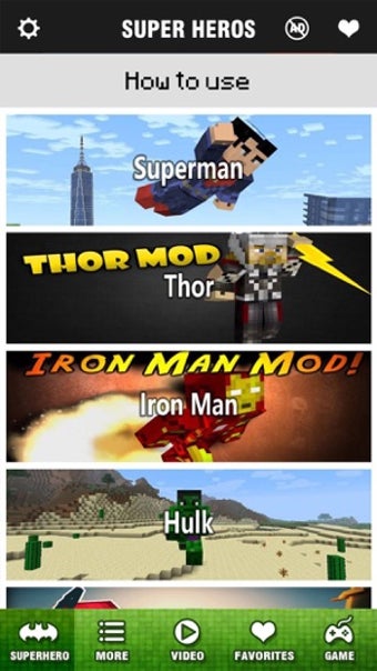 Image 0 for SuperHero Mods Pro - Game…