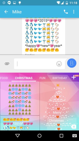 Image 0 for Emoji Keyboard -Christmas…