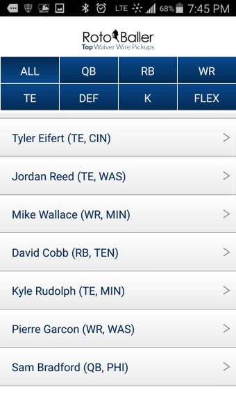 Imagen 1 para Fantasy Football ADP Slee…