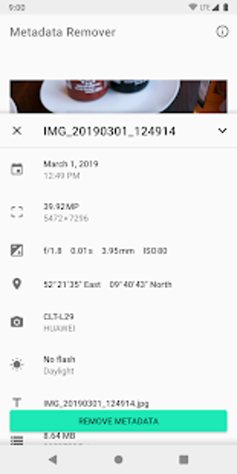 Image 2 for Metadata Remover