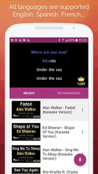 Imagen 1 para Karaoke 2019: Sing & Reco…
