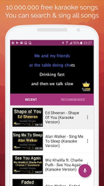 Imagen 0 para Karaoke 2019: Sing & Reco…