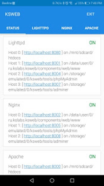 Imagen 3 para KSWEB: server + PHP + MyS…