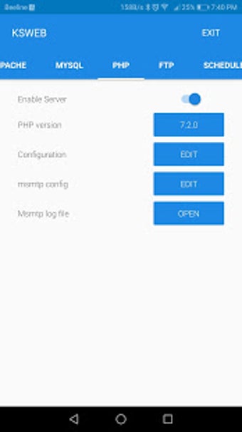 Imagen 0 para KSWEB: server + PHP + MyS…