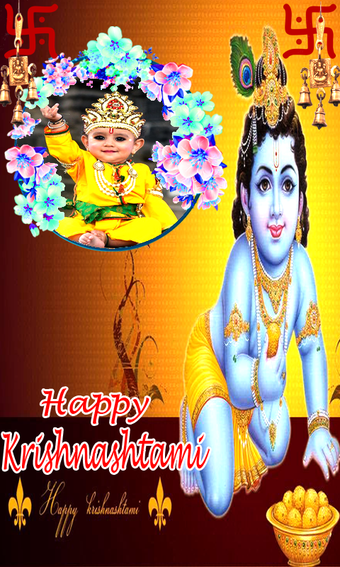 Imagen 4 para Krishna Janmashtami Frame…