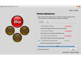 Image 1 for Registry Optimizer Free