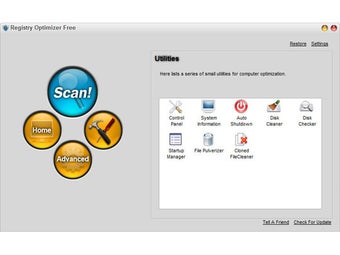Imagen 1 para Registry Optimizer Free