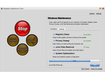 Imagen 5 para Registry Optimizer Free