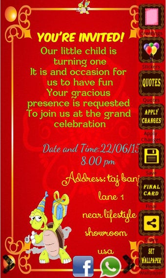 Image 0 for Birthday Invitation Card …