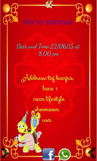 Image 2 for Birthday Invitation Card …