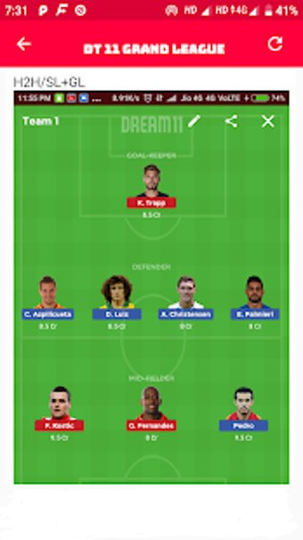 Image 3 for DT 11  Grand League  Team…