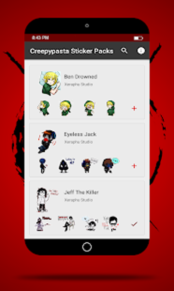 Image 0 for Creepypasta Stickers - WA…