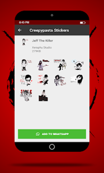 Image 2 for Creepypasta Stickers - WA…