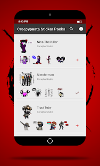 Image 1 for Creepypasta Stickers - WA…