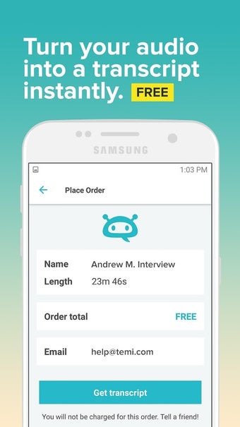 Imagen 3 para Temi Recorder - Speech to…