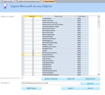 Image 0 for Microsoft Access Utilitie…