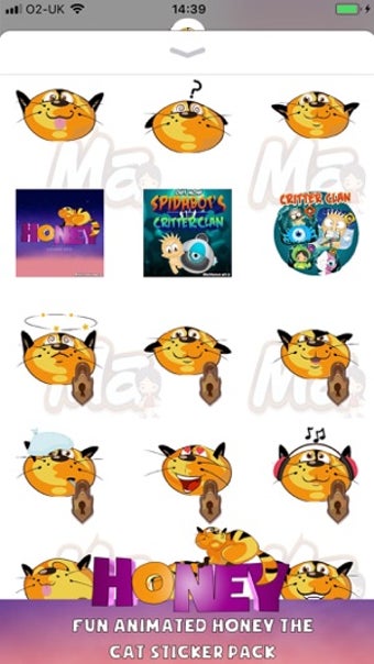 Imagen 0 para Honey's Cat Stickers