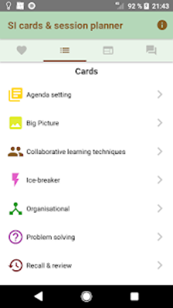 Image 3 for SI Cards and Session Plan…