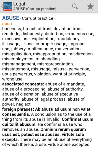 Image 1 for Burton's Legal Thesaurus