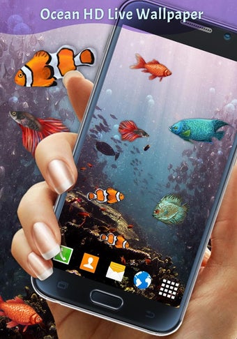 Imagen 2 para Ocean Fish HD Live Wallpa…