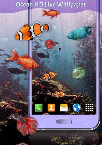 Imagen 1 para Ocean Fish HD Live Wallpa…