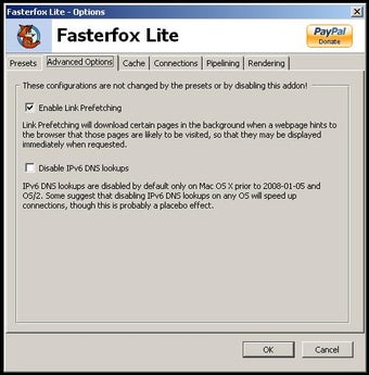 Imagen 1 para Fasterfox Lite