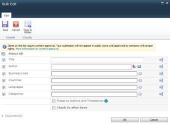 Image 4 for SharePoint Bulk Propertie…