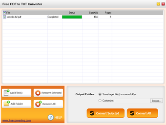 Imagen 0 para Free PDF to TXT Converter