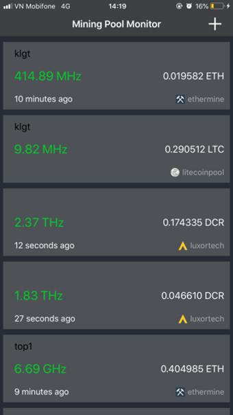 Image 2 for Mining Pool Monitor