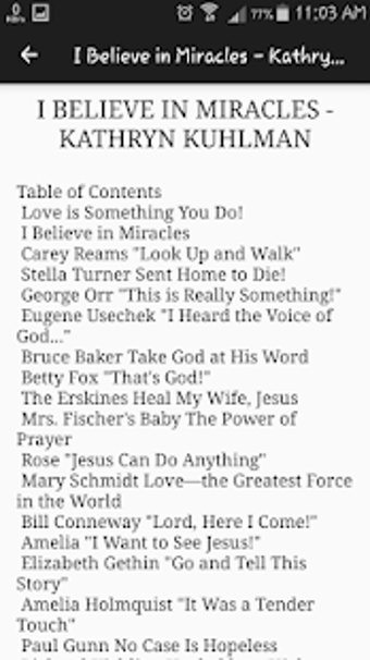 Image 0 for I Believe in Miracles by …