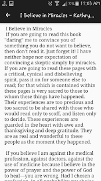 Image 2 for I Believe in Miracles by …