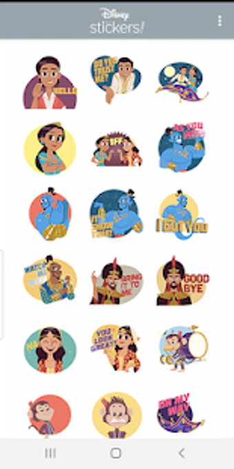Imagen 0 para Disney Stickers: Aladdin