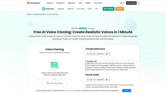 Image 0 for FineVoice AI Voice Clonin…