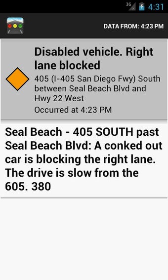 Image 1 for Sigalert - Traffic Report…
