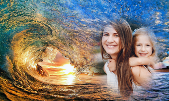 Image 0 for Water Wave Photo Frames