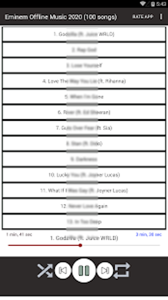 Imagen 2 para Eminem Offline Music (100…