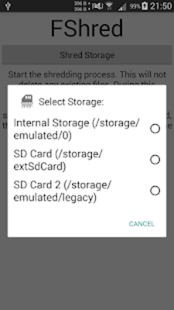 Image 3 for FShred - Wipe Free Space